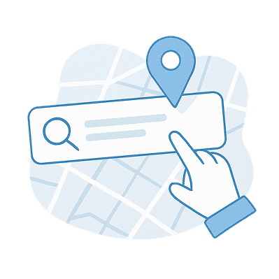 Buscar dirección en mapa para servicio de limpieza